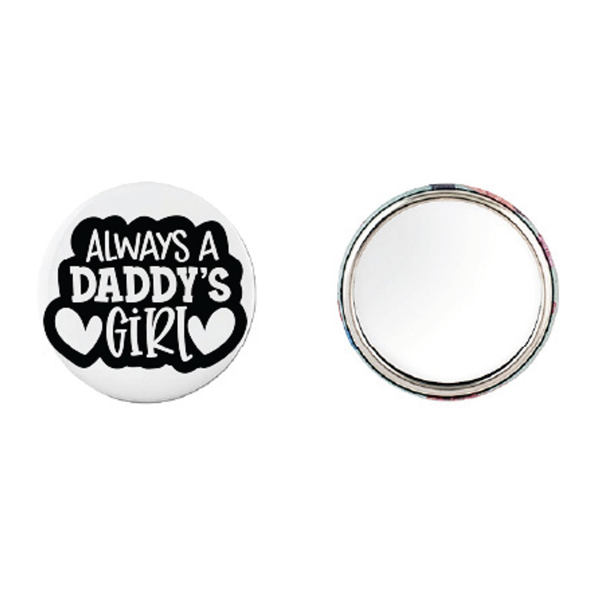 Always a daddy's girl Button 55mm, Velg alternativ i menyen
