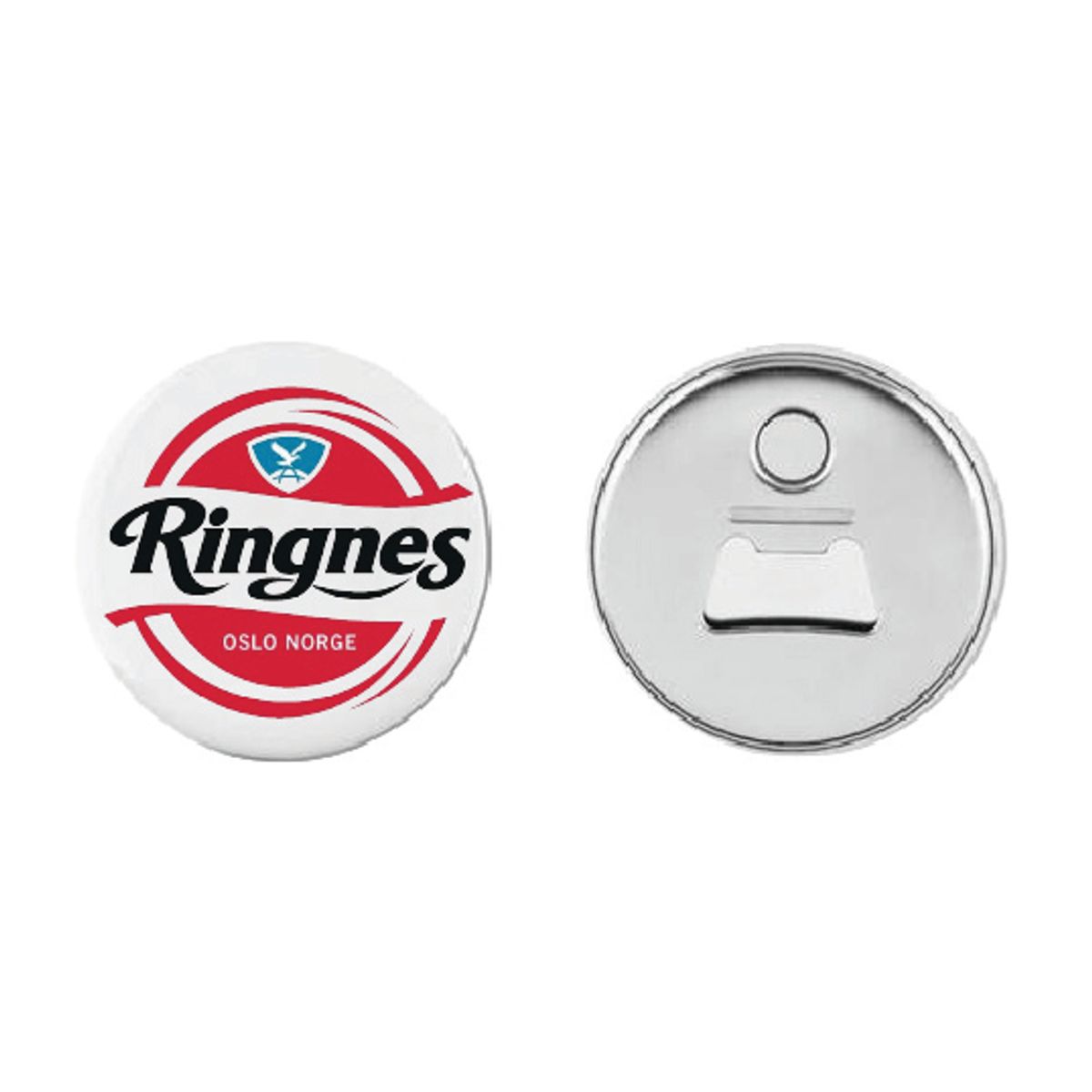 Ringnes Button 55mm,Velg alternativ i menyen