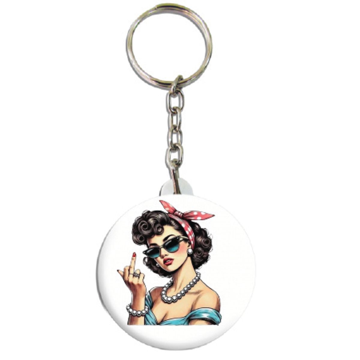 Pin Up Button 55mm, Velg alternativ i menyen