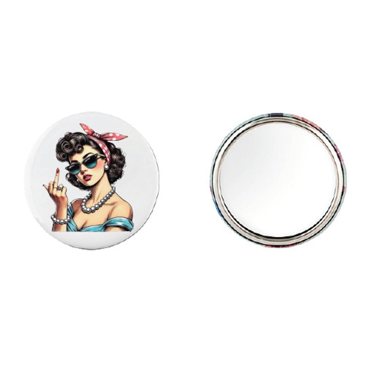 Pin Up Button 55mm, Velg alternativ i menyen