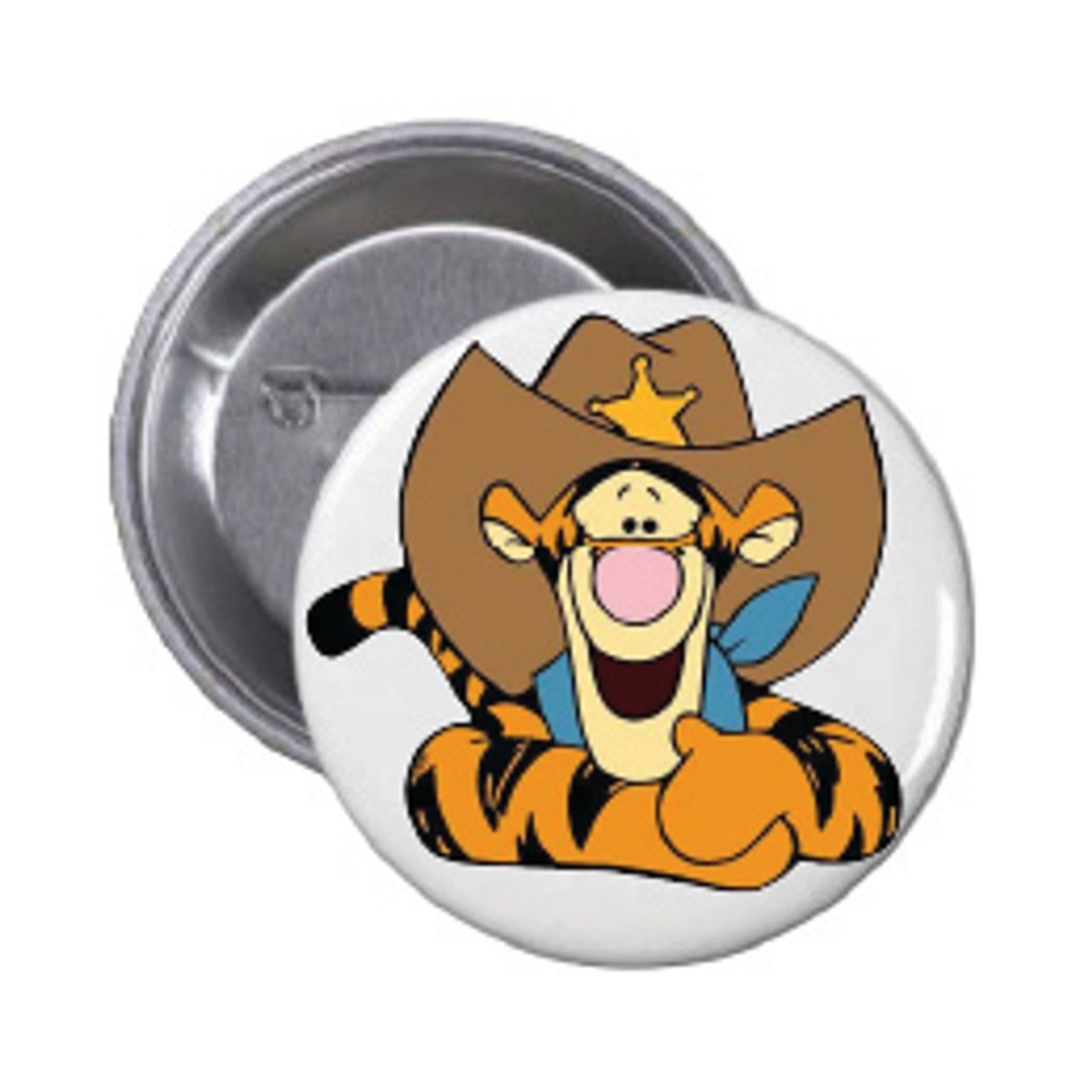 Tigergutt Sheriff Button 55mm, Velg alternativ i menyen