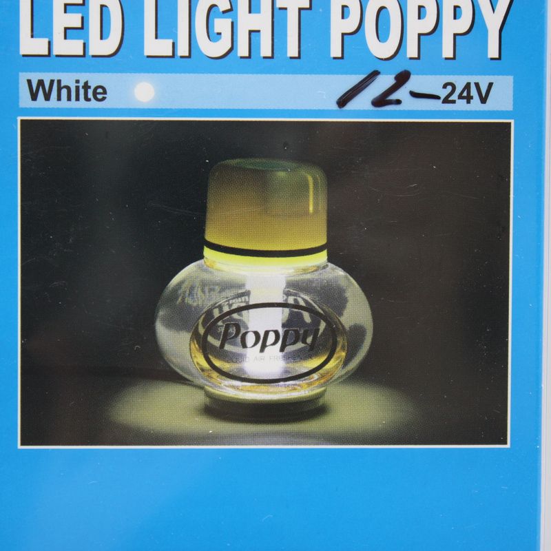 Ledlys- base til poppy Hvit