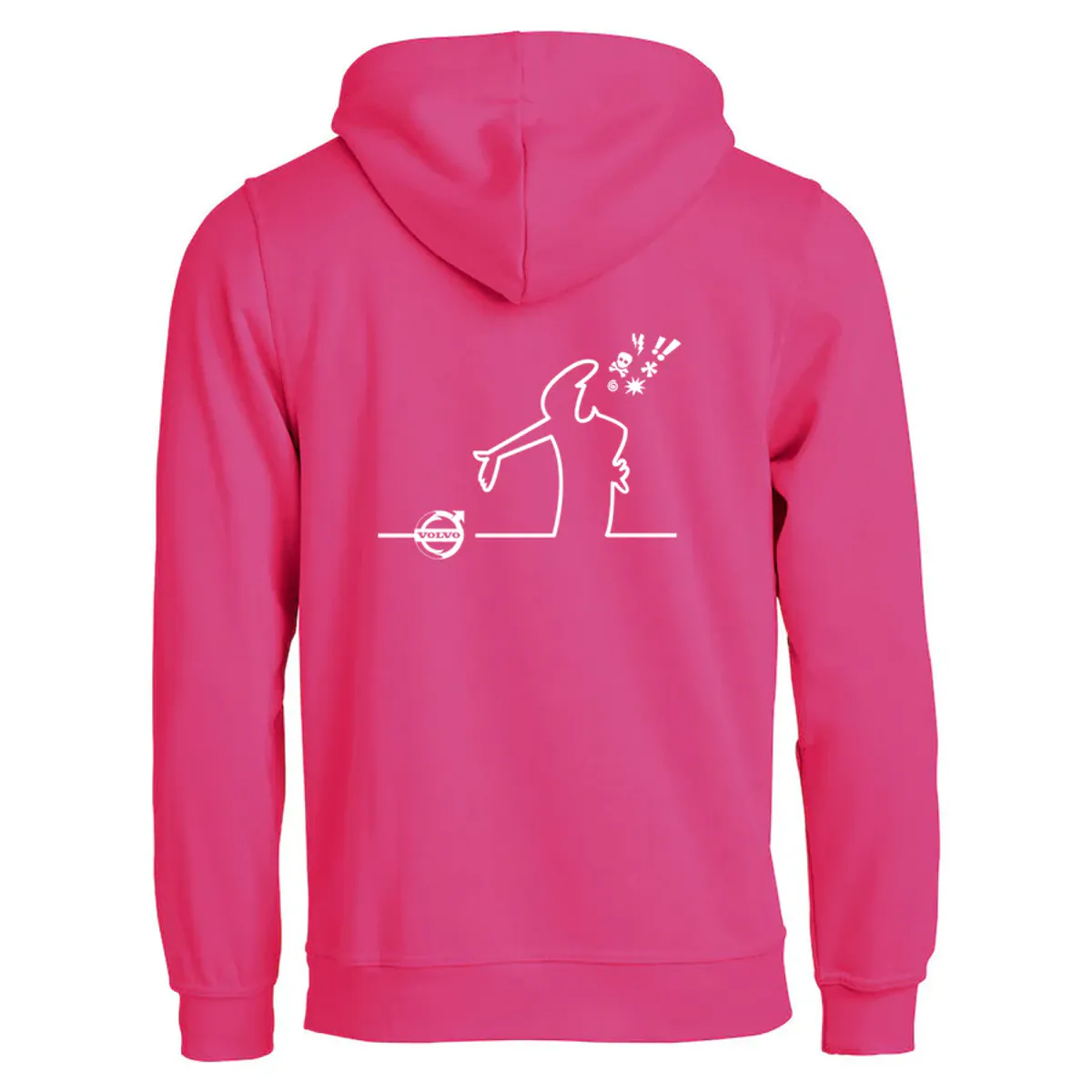 Streken sint på Volvo - hettegenser