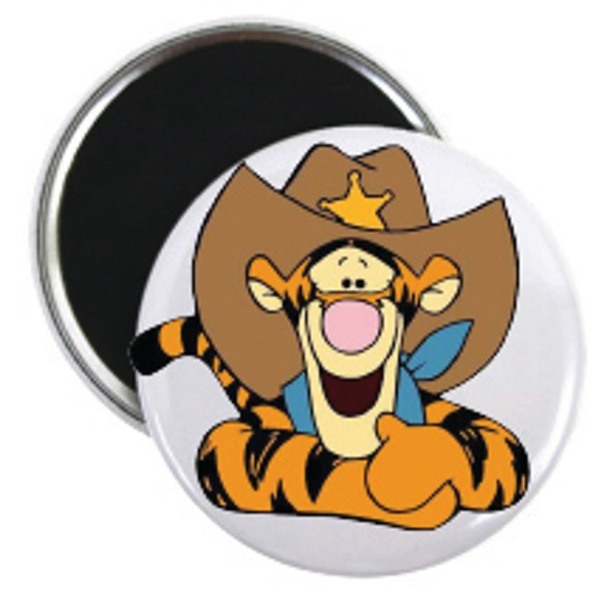 Tigergutt Sheriff Button 55mm, Velg alternativ i menyen