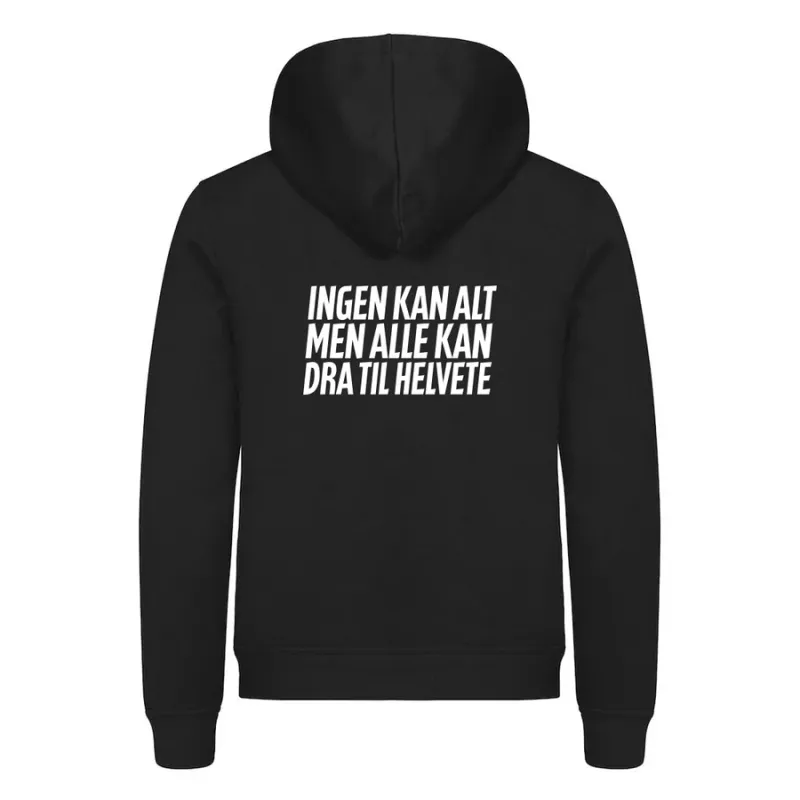 Ingen kan alt - hettegenser